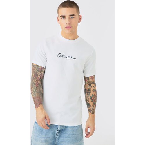 T-shirt stile ottomano Slim Fit - boohoo - Modalova