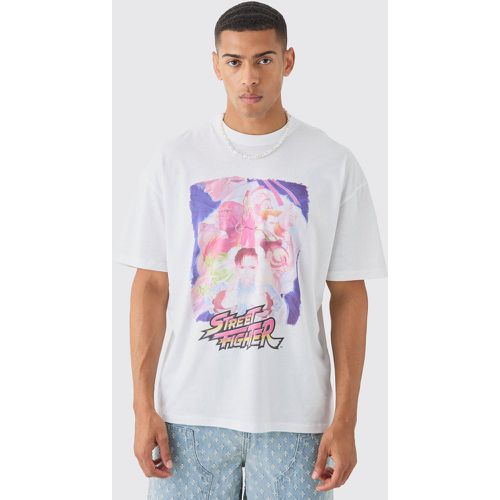 T-shirt oversize ufficiale di Street Fighter - boohoo - Modalova