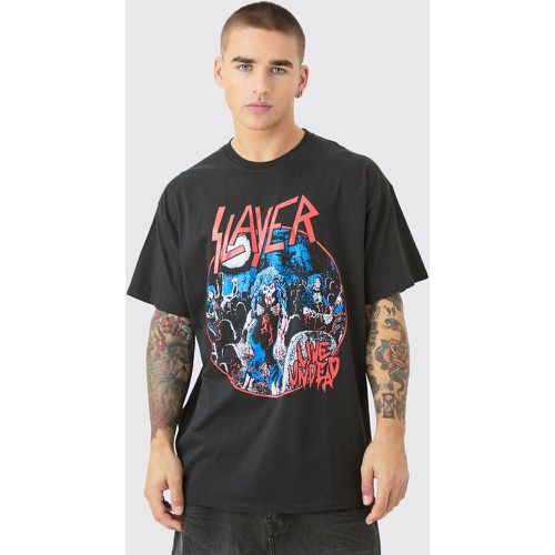 Oversized Slayer Band License T-shirt - boohoo - Modalova