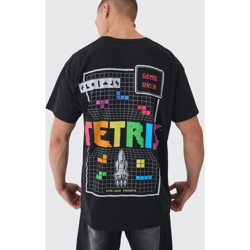 Camiseta Oversize Con Estampado De Juego Tetris - boohoo - Modalova