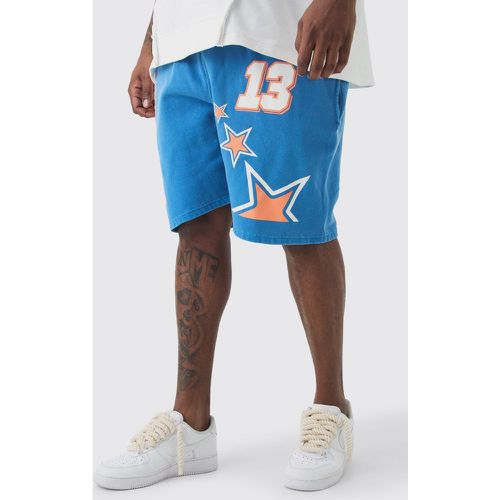 Plus Homme Turbo Shorts In Blue - boohoo - Modalova