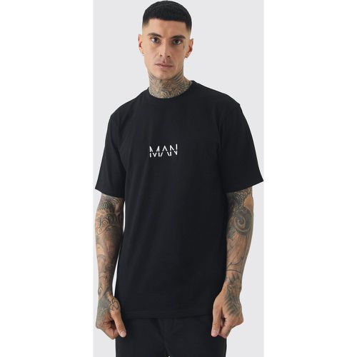 T-shirt Tall con stampa Original Man - boohoo - Modalova