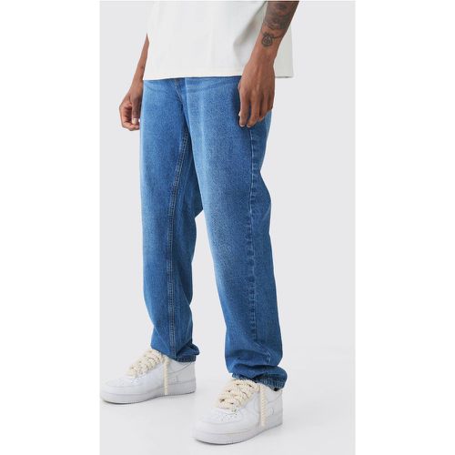 Jeans dritti Tall in denim rigido - boohoo - Modalova