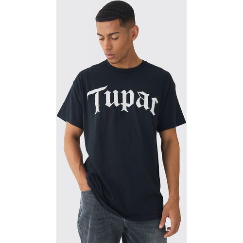 Camiseta Oversize Con Estampado De Tupac - boohoo - Modalova