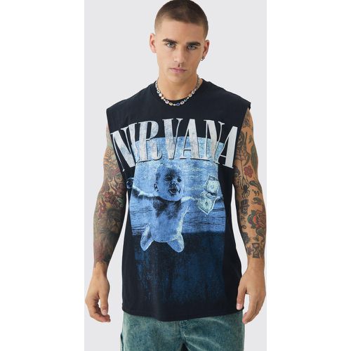 Oversized Large Scale Nirvana Band License Tank - boohoo - Modalova