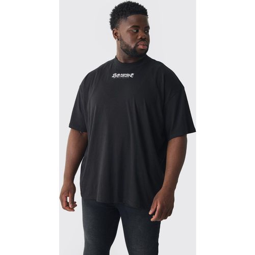 T-shirt Plus Size oversize con grafica Homme - boohoo - Modalova