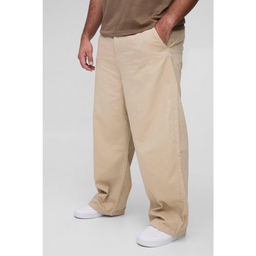 Pantalón Plus Chino Holgado Con Cordón Elástico - boohoo - Modalova