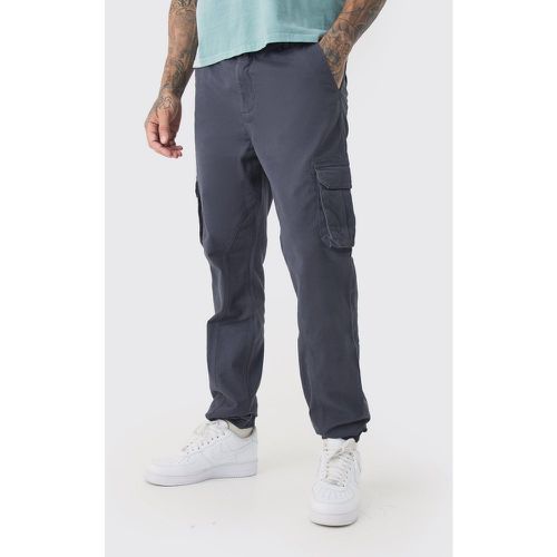 Pantalón Deportivo Tall Cargo Ajustado Con Cordón Elástico Extendido Y Refuerzos - boohoo - Modalova