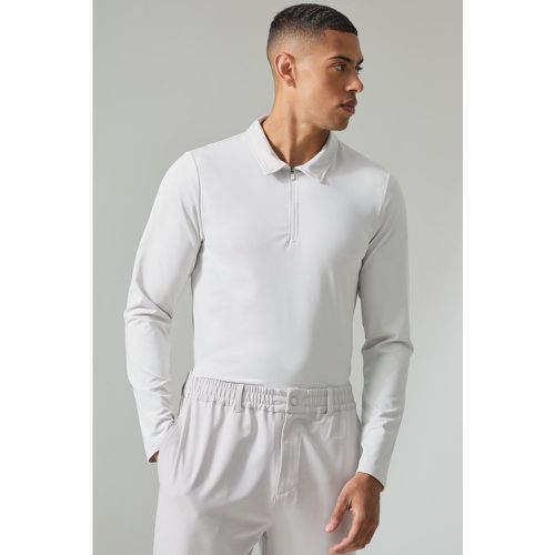 Polo da golf a maniche lunghe Man Active - boohoo - Modalova