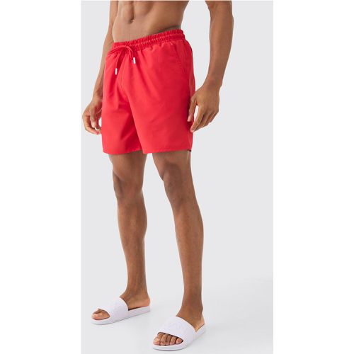 Pantaloncini da bagno medio in nylon ripstop - boohoo - Modalova