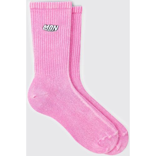 Acid Wash Man Socks In Pink, Pink - boohoo - Modalova
