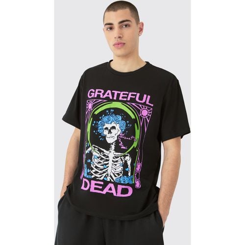 Camiseta Oversize Con Estampado De Grateful Dead Band - boohoo - Modalova