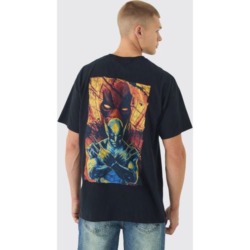 T-shirt oversize ufficiale Deadpool Wolverine - boohoo - Modalova