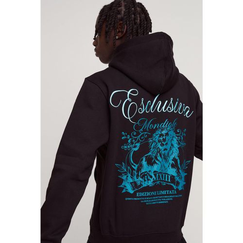 Sudadera Con Capucha Y Bordado De León - boohoo - Modalova