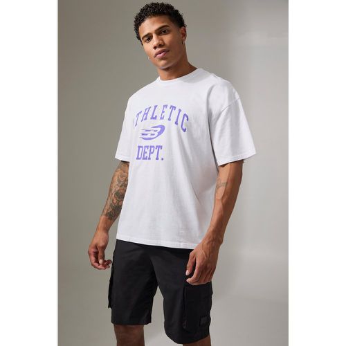 Camiseta Man Active Oversize Con Estampado Athletic Dept - boohoo - Modalova