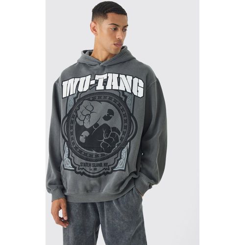 Sudadera Oversize Con Capucha Y Estampado De Wu-Tang Band - boohoo - Modalova