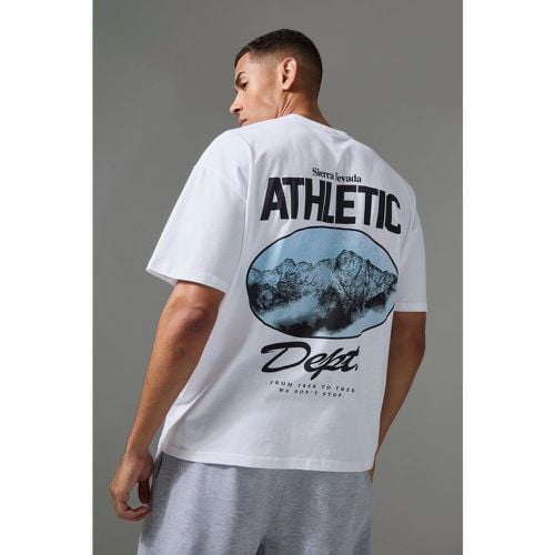 T-shirt oversize da escursionismo Active Athletic Dept - boohoo - Modalova