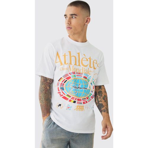 Camiseta Con Estampado De Atleta - boohoo - Modalova