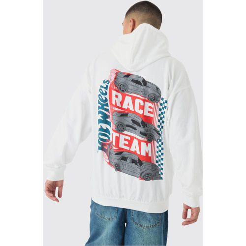 Sudadera Oversize Con Capucha Y Estampado De Hot Wheels - boohoo - Modalova