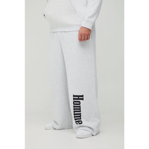 Pantaloni tuta Plus Size a gamba ampia Motorsport - boohoo - Modalova