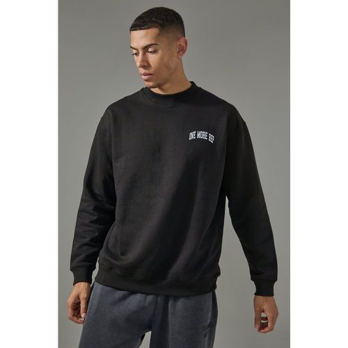 Felpa oversize Man Active One More Rep - boohoo - Modalova