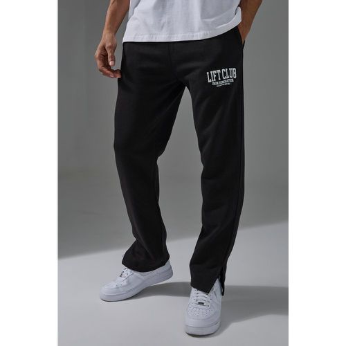 Pantalón Deportivo Man Active Holgado Con Estampado Lift Club - boohoo - Modalova