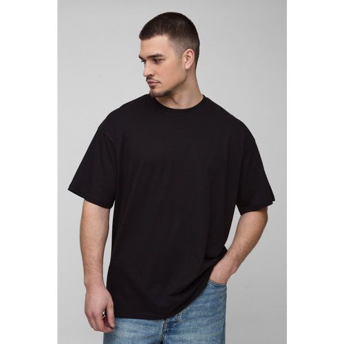 T-shirt Tall oversize Basic, Nero - boohoo - Modalova