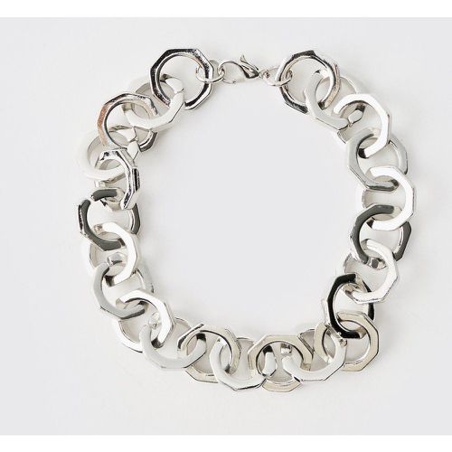 Bracciale rigido in metallo color argento - boohoo - Modalova