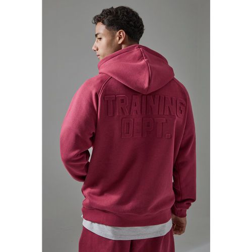 Sudadera Man Active Oversize Con Capucha Y Estampado Training Dept - boohoo - Modalova