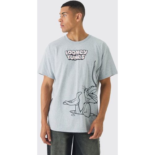 Camiseta Oversize Con Lavado A La Piedra Y Estampado De Los Looney Tunes - boohoo - Modalova