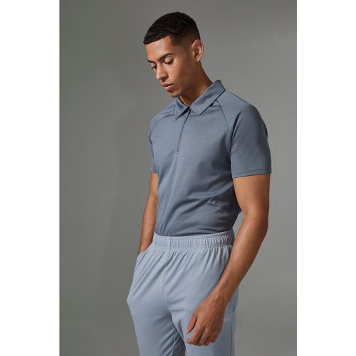 Polo Man Active De Golf, Gris - boohoo - Modalova