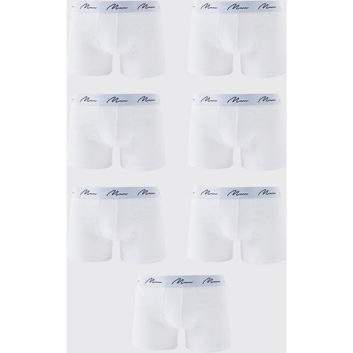 Pack De 7 Calzoncillos Con Firma Man - boohoo - Modalova