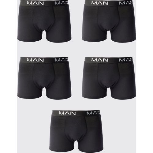 Pack De 5 Calzoncillos Man, Negro - boohoo - Modalova