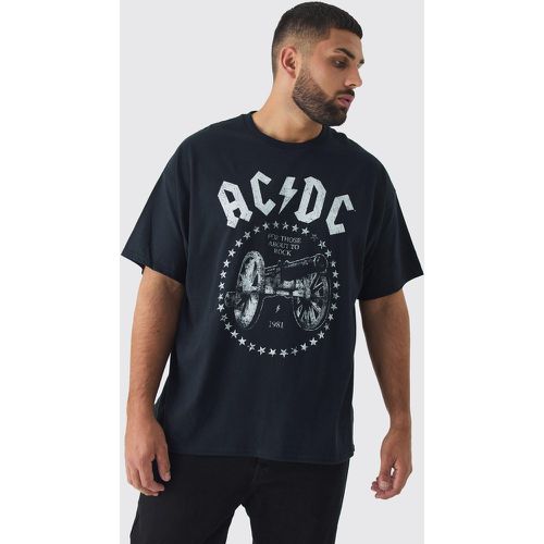 T-shirt Plus Size con stampa ufficiale ACDC - boohoo - Modalova