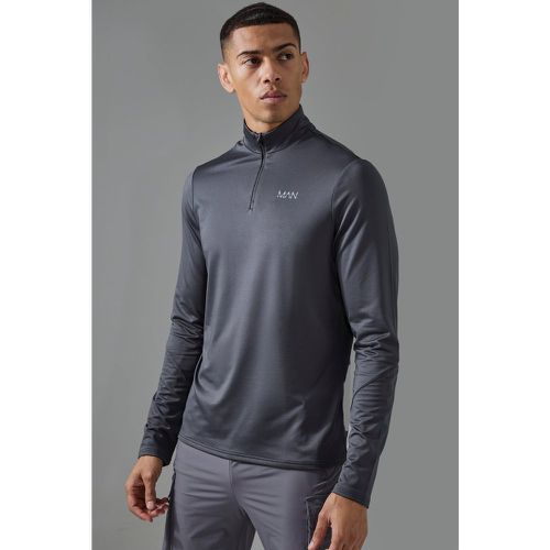 Top Man Active Resistente Con Cremallera 1/4 - boohoo - Modalova