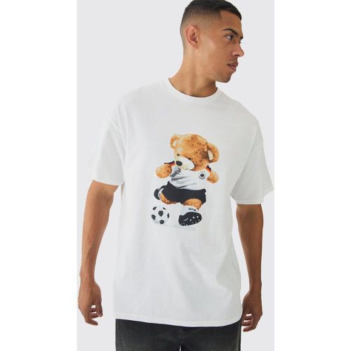 Oversized Germany Teddy Bear Football T-shirt - boohoo - Modalova