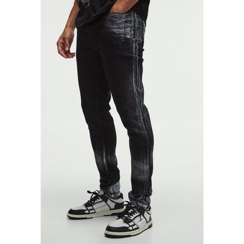 Jeans Skinny Fit in denim Stretch con spalline metallizzate rivestite - boohoo - Modalova