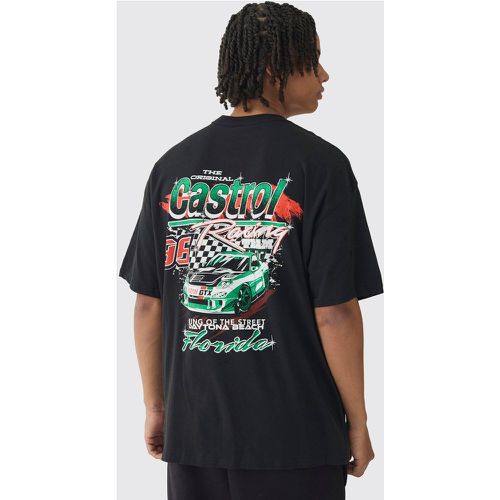 T-shirt oversize ufficiale Castrol GTX con stampa - boohoo - Modalova