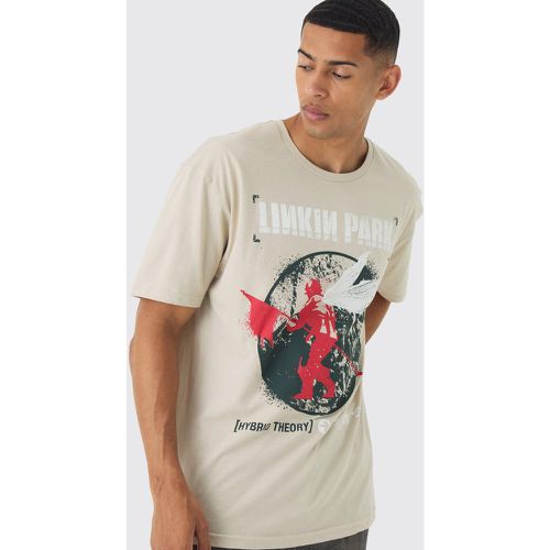 T-shirt oversize ufficiale dei Linkin Park con stampa di banda - boohoo - Modalova