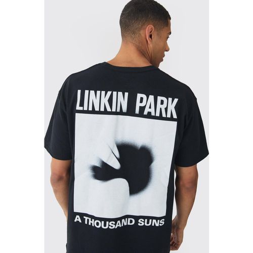 T-shirt oversize ufficiale dei Linkin Park con stampa di banda - boohoo - Modalova