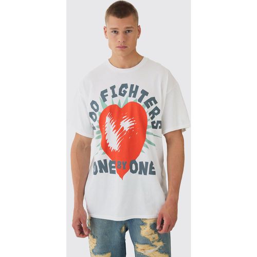 T-shirt oversize ufficiale dei Foo Fighters - boohoo - Modalova