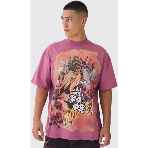 Oversized Large Scale Limited Edition Tattoo Graphic T-Shirt - boohoo - Modalova