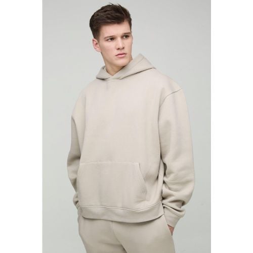 Sudadera Tall Básica Oversize Recta Con Capucha De 330G/M² - boohoo - Modalova