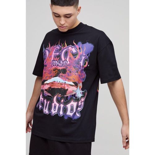 T-shirt oversize con stampa OFCL Man - boohoo - Modalova