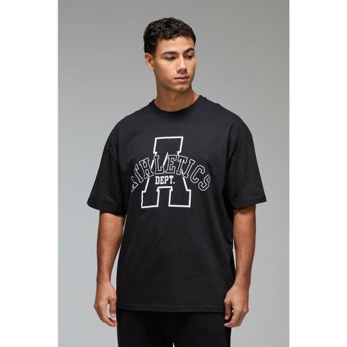 Camiseta Oversize Man Active Con Estampado Athletics Dept - boohoo - Modalova