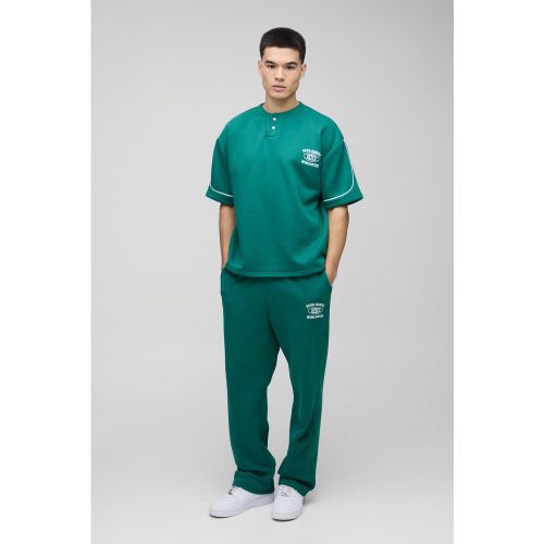 Set lungo squadrato oversize stile Varsity con cordoncino - boohoo - Modalova