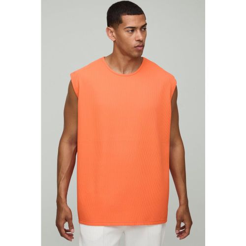 Top Sin Mangas Oversize Plisado - boohoo - Modalova