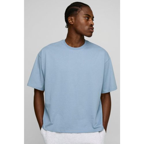 Camiseta Básica Oversize Recta Con Cuello De Caja - boohoo - Modalova