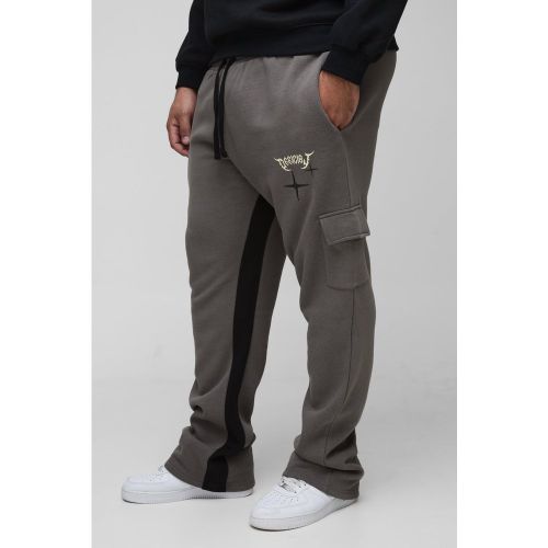 Pantalón Deportivo Plus Official Cargo Ajustado Con Refuerzos - boohoo - Modalova