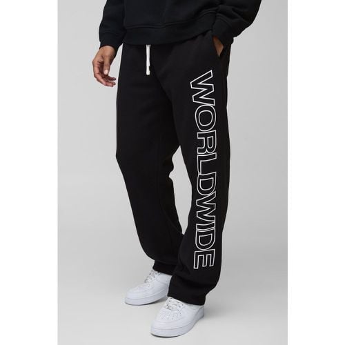 Pantalón Deportivo Holgado Worldwide - boohoo - Modalova